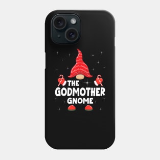 The Godmother Gnome Matching Family Christmas Pajama Phone Case