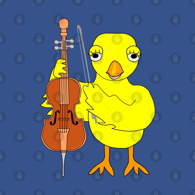 Cello Chick by Barthol Graphics