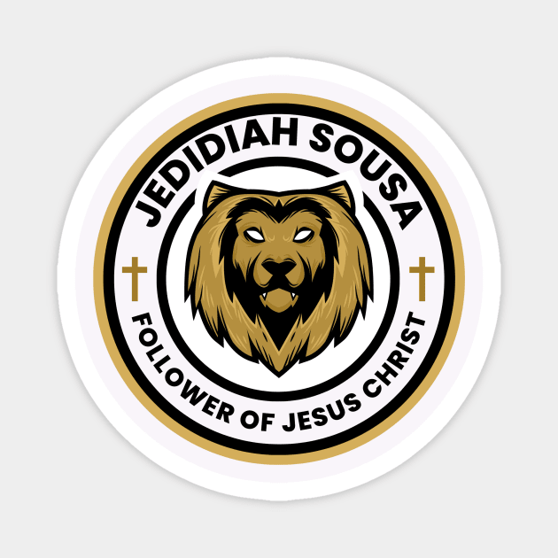 Jedidiah Sousa Follower Of Jesus Christ Magnet by Jedidiah Sousa