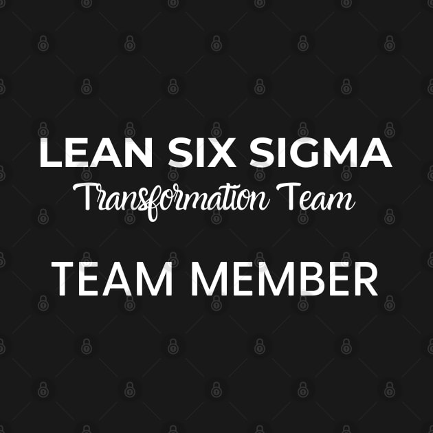 Lean Transformation Team TEAM MEMBER by Viz4Business