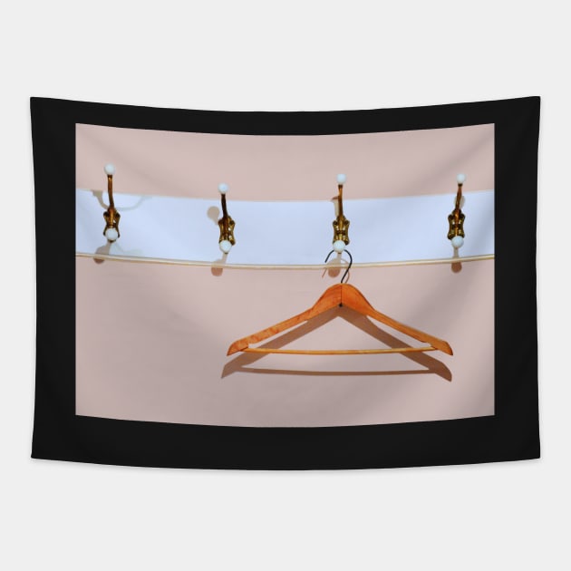 clothes hanger Tapestry by LaurieMinor