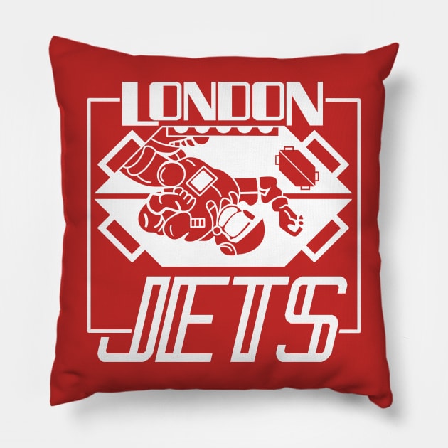 London Jets Pillow by Stupiditee