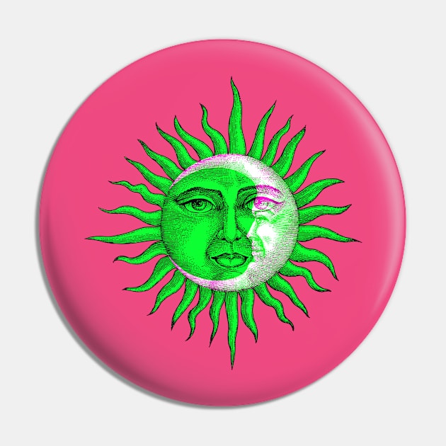 Eclipse Interactive Magenta&Green Filter T-Shirt By Red&Blue Pin by RedAndBlue