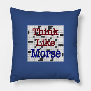 Think Like Morse Pillow