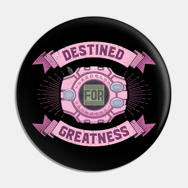 Destined for Greatness - Light Pin by DCLawrenceUK