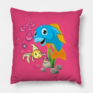 Happy fish Pillow