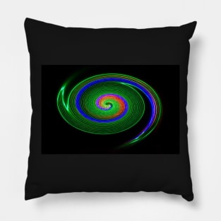 Galaxy Green Pillow