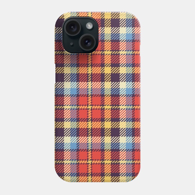 CLARK PLAID BUFFALO PLAID color plaid Phone Case by flooky