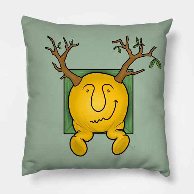 Moose Bear Pillow by UzzyWorks