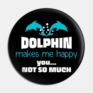 Dolphin Happy Love Pin