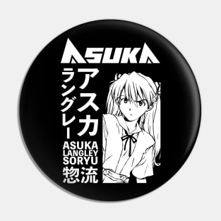 Asuka Langley Soryu 8 Anime Manga Aesthetic Pin