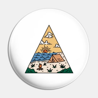 Camping Pin