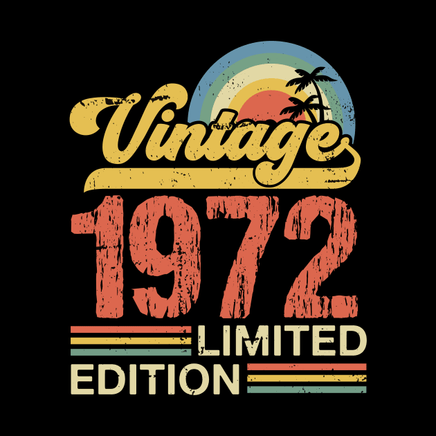 Retro vintage 1972 limited edition by Crafty Pirate 