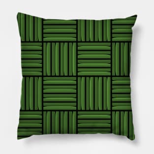 Green metallic pattern Pillow