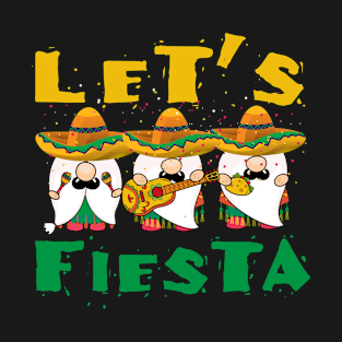 Cinco De Mayo  let's fiesta Gnome T-Shirt