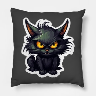 Baby Black Cat Pillow