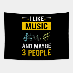 3 People Music Tapestry