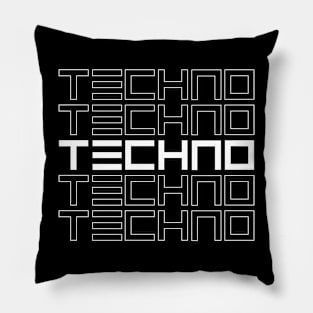 techno design Pillow