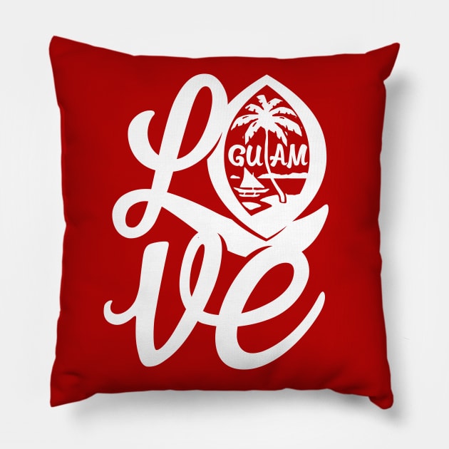 GUAM Love Pillow by THE LOCAL FABRIC