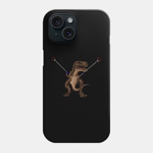 Funny T rex, with Pincers, Dinosaur Phone Case