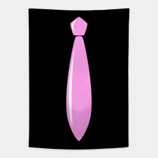 Shiny Pink Tie Tapestry