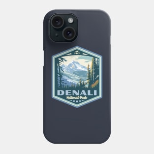 Denali  National Park Vintage Outdoor Badge Phone Case