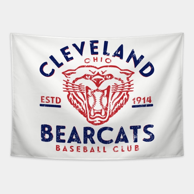 Cleveland Bearcats Baseball Tapestry by MindsparkCreative