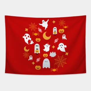 Halloween Face Mask, Halloween Cute For Kids face Mask. Tapestry