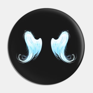 Angels Wings on Black Background ( First ) Pin