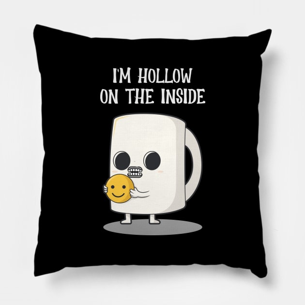 Hollow on the inside Pillow by dflynndesigns