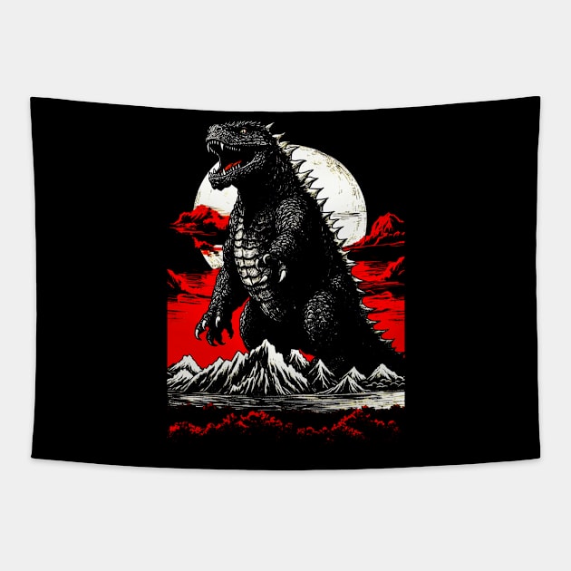 Godzilla 2 Tapestry by Allbestshirts