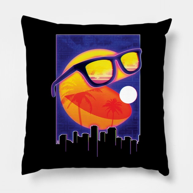 80's Pacman Pillow by SoleVision