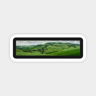 Panoramic view on Val d'Orcia, Tuscany Magnet