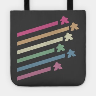 Retro Flying Meeples Tote