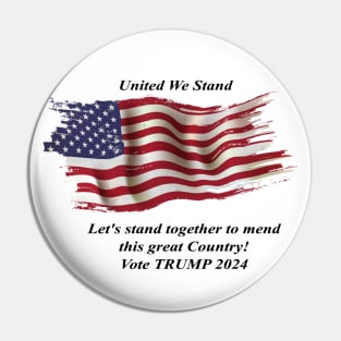 United We Stand Pin