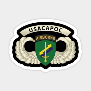 USACAPOC Wings with Wing Tab Magnet