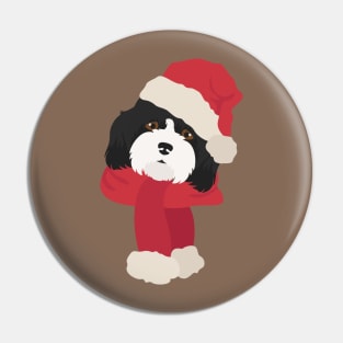 Cavachon Christmas Dog Pin