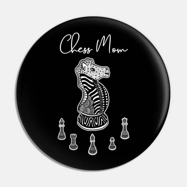 Chess Mom Knight Pin by letnothingstopyou