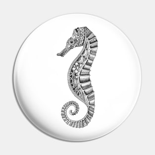 Ornate Seahorse Pin