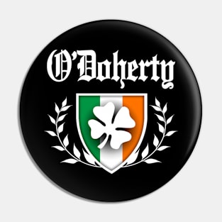 O'Doherty Shamrock Crest Pin