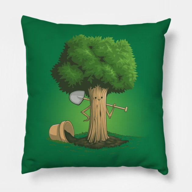 Plan-a-Tree Pillow by Naolito