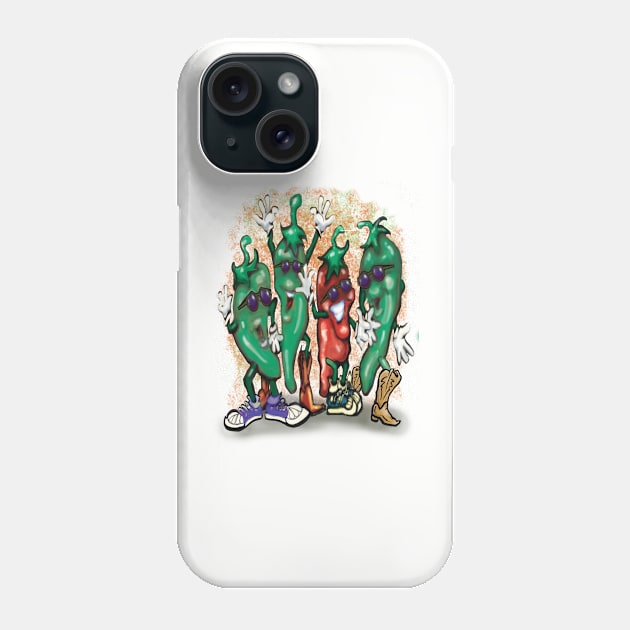 Jalapeno Peppers Phone Case by Kevin Middleton