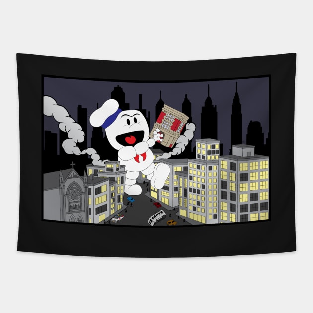 Stay Puft Tapestry by Leidemer Illustration 