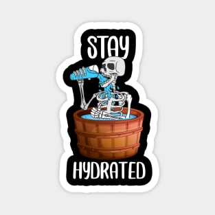 Stay Hydrated | Water Skeleton Magnet