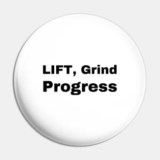 Lift grind progress Pin