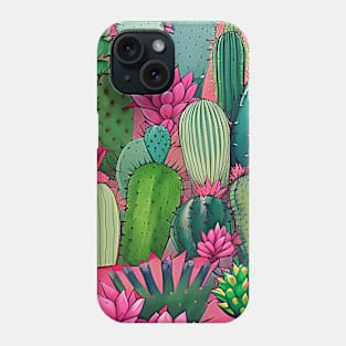 Lots of Little Cacti Phone Case