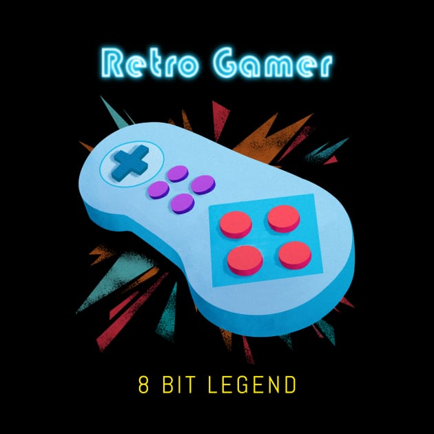 Retro Gamer Logo 5 by Batocera Nation by Batocera Nation