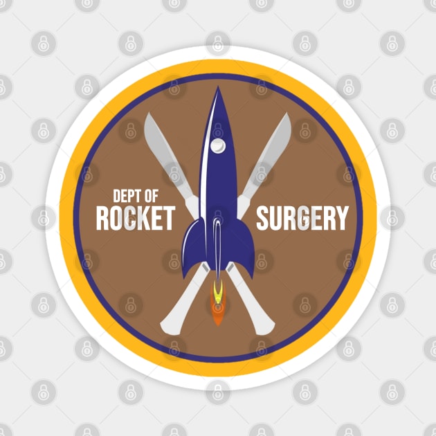 Department of Rocket Surgery Magnet by INLE Designs