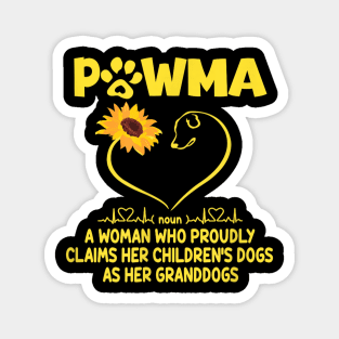 Pawma Definition Grandma Paw Mama Gift Funny For Dog Lovers Magnet