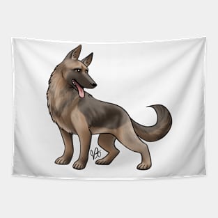 Diog - German Shepherd - Saddle Tapestry